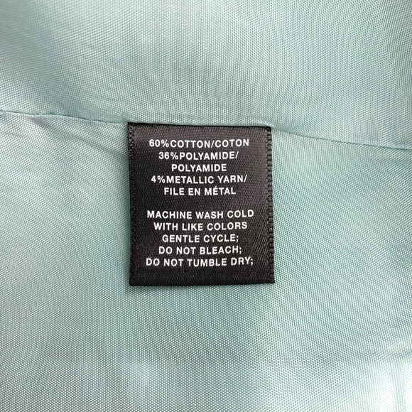 Lafayette 148 New York Blue/Green 3/4 Sleeve Blazer - Picture 10 of 11